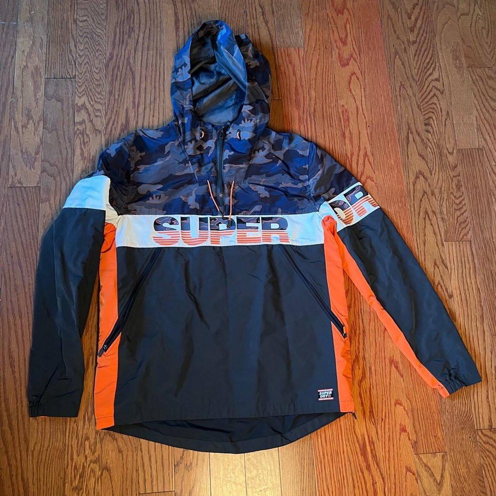 Superdry Quarter Zip Rain Jacket